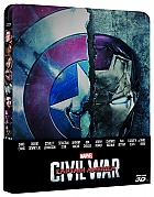 CAPTAIN AMERICA: Ob�ansk� v�lka 3D + 2D Steelbook™ Limitovan� sb�ratelsk� edice + D�REK f�lie na SteelBook™