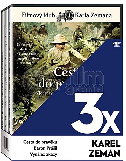 3x KAREL ZEMAN (Cesta do prav�ku + Baron Pr�il + Vyn�lez zk�zy) Kolekce