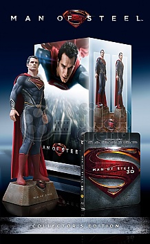 MU� Z OCELI s figurkou 3D + 2D Steelbook™ Limitovan� sb�ratelsk� edice D�rkov� sada + D�REK f�lie na SteelBook™