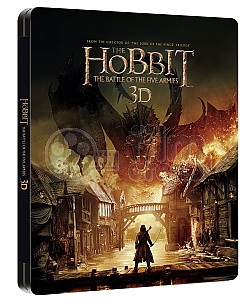 HOBIT: Bitva p�ti arm�d 3D + 2D Steelbook™ Limitovan� sb�ratelsk� edice + D�REK f�lie na SteelBook™