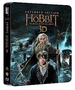 HOBIT: Bitva p�ti arm�d JUMBO STEELBOOK 3D + 2D Steelbook™ Prodlou�en� verze Limitovan� sb�ratelsk� edice
