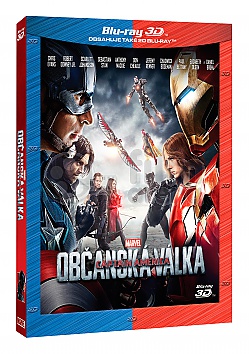 CAPTAIN AMERICA: Ob�ansk� v�lka 3D + 2D