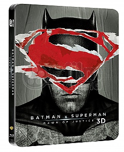 BATMAN vs. SUPERMAN: �svit spravedlnosti 3D + 2D Steelbook™ Prodlou�en� verze Limitovan� sb�ratelsk� edice + D�REK f�lie na SteelBook™