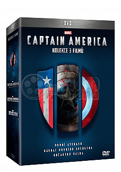 CAPTAIN AMERICA Trilogie 1-3: Captain America: Prvn� Avenger + Captain America: N�vrat prvn�ho Avengera + Captain America: Ob�ansk� v�lka Kolekce