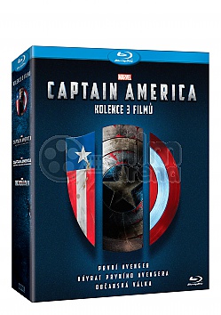CAPTAIN AMERICA Trilogie 1 - 3: Captain America: Prvn� Avenger + Captain America: N�vrat prvn�ho Avengera + Captain America: Ob�ansk� v�lka Kolekce