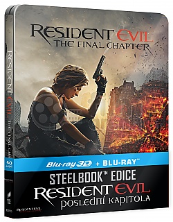 RESIDENT EVIL: Posledn� kapitola 3D + 2D Steelbook™ Limitovan� sb�ratelsk� edice + D�REK f�lie na SteelBook™