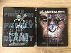 PLANETA OPIC 1 - 3 (Zrozen� planety opic, �svit planety opic, V�lka o planetu opic) Steelbook™ Kolekce Limitovan� sb�ratelsk� edice + D�REK f�lie na SteelBook™
