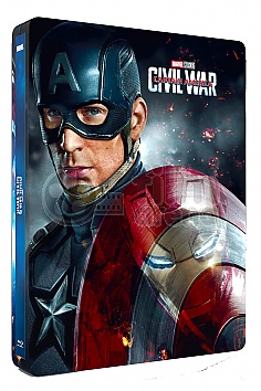 CAPTAIN AMERICA: Ob�ansk� v�lka + Lenticular Magnet 3D (Nov� vizu�l) 3D + 2D Steelbook™ Limitovan� sb�ratelsk� edice