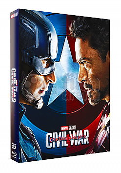 FAC #148 CAPTAIN AMERICA: Civil War FullSlip + Lenticular Magnet EDITION #1 Steelbook™ Limitovan� sb�ratelsk� edice - ��slovan�