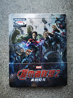 AVENGERS 2: The Age of Ultron 3D + 2D Steelbook™ Limitovan� sb�ratelsk� edice - ��slovan� + D�REK f�lie na SteelBook™