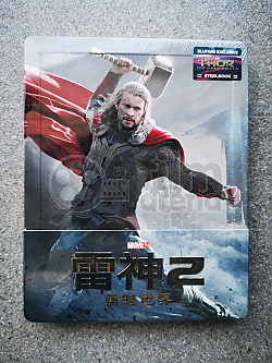 THOR 2: Temn� sv�t 3D + 2D Steelbook™ Limitovan� sb�ratelsk� edice - ��slovan� + D�REK f�lie na SteelBook™