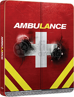 FAC ### AMBULANCE Lenticular 3D FullSlip XL + Lenticular 3D Magnet 4K Ultra HD Steelbook™ Limitovan� sb�ratelsk� edice - ��slovan� + D�REK f�lie na SteelBook™