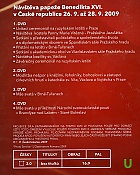 N�v�t�va pape�e Benedikta XVI. v �esk� Republice (4DVD)